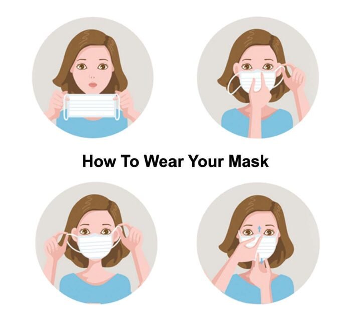 Blue Med Disposable 3-Ply Face Masks (50 count) - Image 3