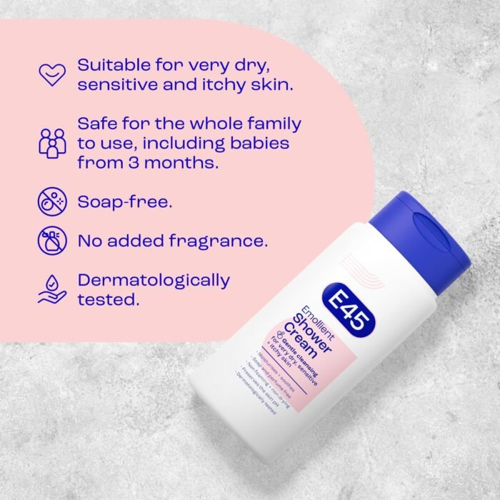 E45 Shower Cream (200ml) - Image 3