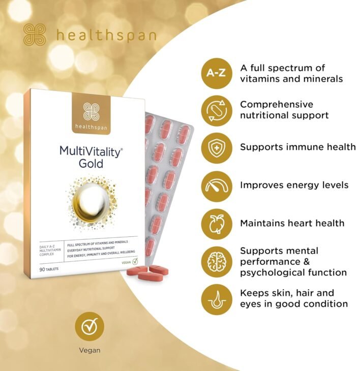 Healthspan Multivitality (60 tablets) - Image 5