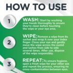Optase Tea Tree Oil Lid Wipes (20 count) - Image 5