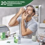 Optase Tea Tree Oil Lid Wipes (20 count) - Image 3