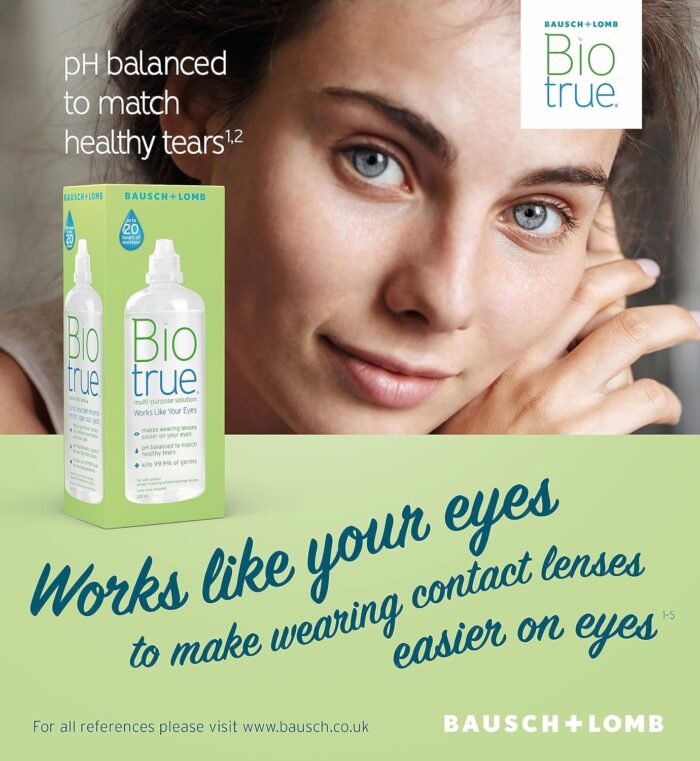 Bausch + Lomb ReNu Biotrue Multi-Purpose Solution (300ml) - Image 2