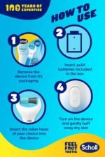 Scholl Velvet Smooth Electronic Foot File - Image 4