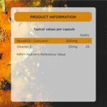 Healthspan Opti‑Turmeric® (500 mg NovaSOL® curcumin, 30/60 capsules) - Image 4