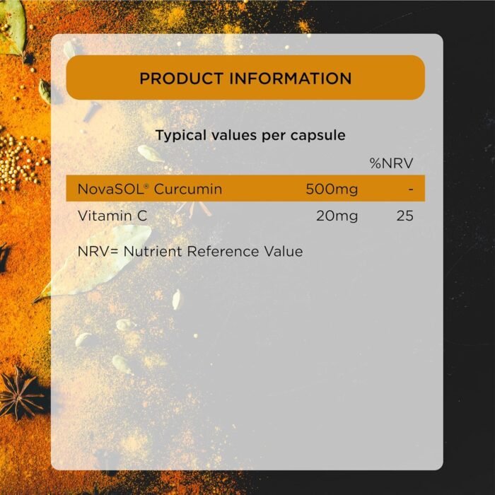 Healthspan Opti‑Turmeric® (500 mg NovaSOL® curcumin, 30/60 capsules) - Image 4