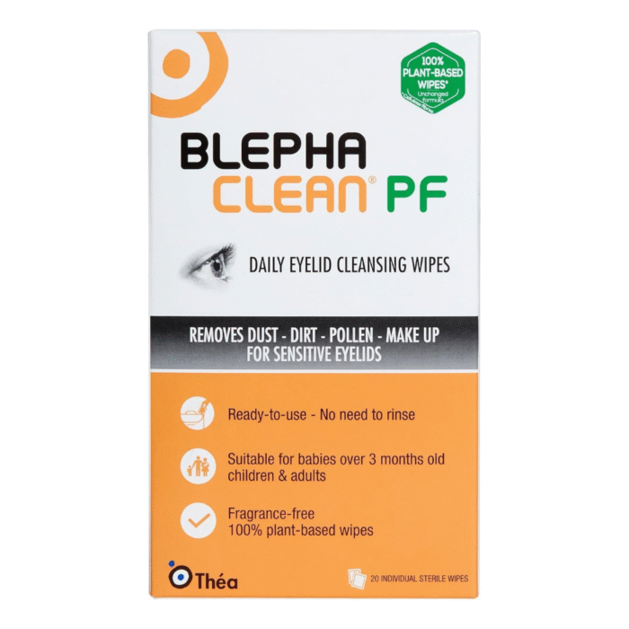 Blephaclean Sterile Eyelid Wipes (20 wipes) - Image 1