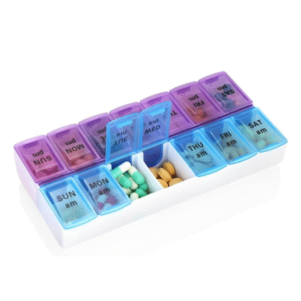 NRS Healthcare Pill Box (7-day, AM/PM)